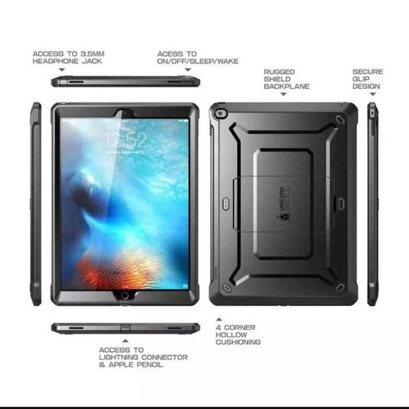 Supcase Unicorn Beetle Heavy Duty Case for iPad 9.75”x7” - Picture 2 of 6